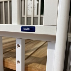 KATOJI ベビーベッド　70×120サイズベビー布団対応の画像