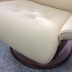 【パーソナルチェア】パーソナルチェア　オットマン付き　光グローバルトレーディング1人掛けソファ 一人掛けソファ ソファ リクラニング　ベージュの画像