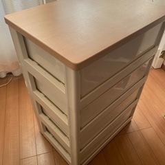 プーさん　チェスト　収納家具　56×81　17年前購入の画像