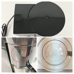 stp-3676　ツインバード　コーヒーメーカー　CM-4452　ドリップ式（水容器一体型）　ブラック　黒　カフェテラス　コーヒー　珈琲の画像