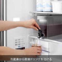 ヤマザキ冷蔵庫ドリンクサーバー タワー 2.8Ｌの画像
