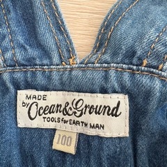 マーキーズ　デニムジャンバースカート　100の画像