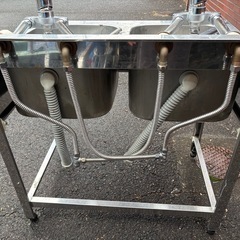 2層ステンレスシンクの画像