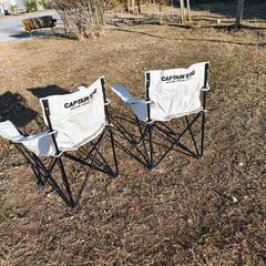 キャンプチェア　２脚セット　キャプテンスタッグの画像