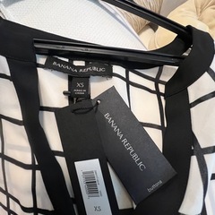 【BANANA REPUBLIC】ノースリーブブラウス 新品タグ付きの画像