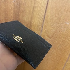 コーチ　ミニ財布　ブラックの画像