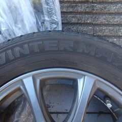 スタッドレスタイヤ DUNLOP WINTERMAX　206/60R16  ホイールセット4本　の画像