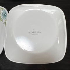 花柄四角皿6枚セット(小さい皿)の画像