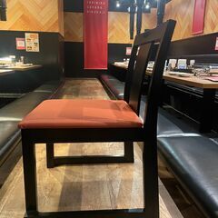 【18脚まとめて優先】業務用 高座椅子／座椅子 プロシード 錦イスA 背板塗装タイプ 中古の画像