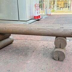 木製　屋外長椅子（B）の画像