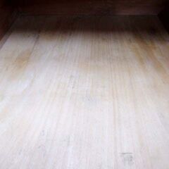 使用感あり サイドボード 幅118.5×奥行44.5×高さ90cm ブラウン系 引出し収納付き リビングボード 収納家具 苫小牧西店 の画像