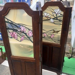 ステンドグラス　衝立　パーテーションの画像