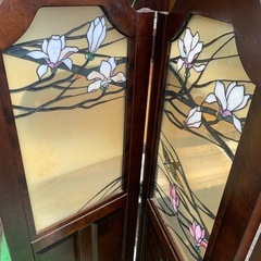 ステンドグラス　衝立　パーテーションの画像