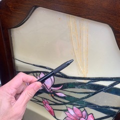 ステンドグラス　衝立　パーテーションの画像