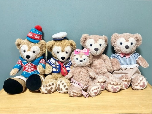 ディズニー ダッフィー シェリーメイ ぬいぐるみ ポーチ 5点セット