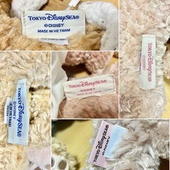 ディズニー ダッフィー シェリーメイ ぬいぐるみ ポーチ 5点セット まとめ売りの画像