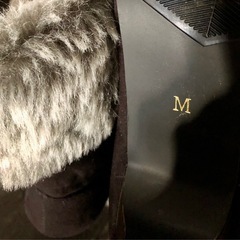 ファー付きショートブーツの画像