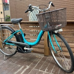 電動自転車　YAMAHA   natura  26inc    　大容量8.7ah搭載！　　充電器セット！　　　　　　　　簡易診断1-4  実用量75%〜100%　の画像