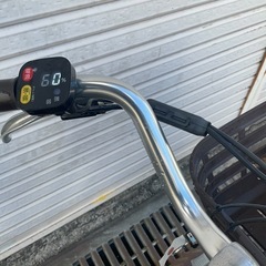 766  ブリヂストン最新機種電動アシスト自転車ラクットワゴン前20.後16インチコンの画像