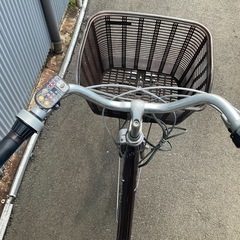 767  ブリヂストン新機種電動アシスト自転車アシスタ26インチブラウンアルミボディーの画像