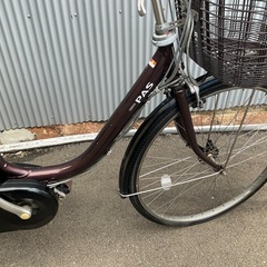 768  ヤマハ新機種電動アシスト自転車pas26インチブラウンアルミボディーの画像