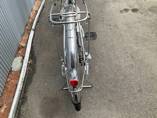 769  パナソニック新機種電動アシスト自転車viviSS26インチシルバーボディー