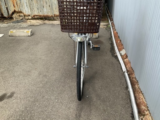 769  パナソニック新機種電動アシスト自転車viviSS26インチシルバーボディー
