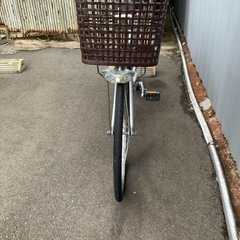 769  パナソニック新機種電動アシスト自転車viviSS26インチシルバーボディーの画像