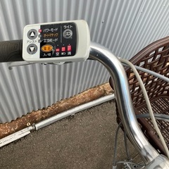 769  パナソニック新機種電動アシスト自転車viviSS26インチシルバーボディーの画像