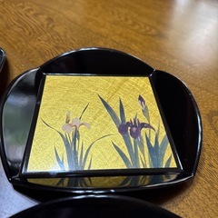 木製の皿　5枚セットの画像