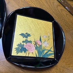 木製の皿　5枚セットの画像