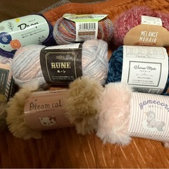 毛糸 ペーパーヤーン ビニールテープの画像