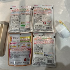  まとめ売り 離乳食 5個プラス離乳食スタンド パウチスタンドの画像