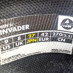 パートン スノーボード ブーツ 27cmの画像