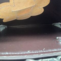 天使のはねランドセル　ダークブラウン　花柄刺繍の画像