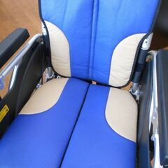 ♪MIKI/ミキ 自走用 車椅子 SKT-1000Lo ローモデル ブルー 低床♪の画像