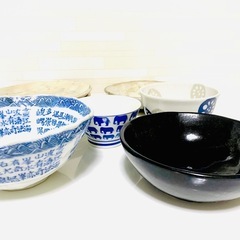 和皿　色々　平皿　丼物　深皿　茶碗の画像