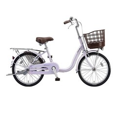 （美品）ブリヂストン　アルミーユ　ミニ　ラベンダーの画像