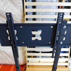 【JM940】テレビスタンド TVスタンド シェルフ(棚)付き 壁寄せテレビスタンドの画像