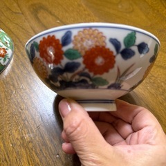 夫婦茶碗　牡丹の画像