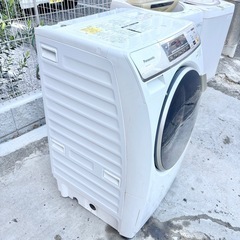 Panasonic パナソニック ドラム式洗濯乾燥機 NA-VH300L-W クリスタルホワイト 洗濯7.0kg /乾燥3.5kg プチドラム 左開き ドラム式洗濯機の画像