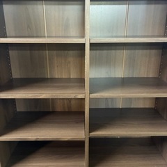 【ジャングル深井店】★オープンラック 茶 ブラウン ラック 本棚 収納家具 家具 簡易クリーニング済 堺市 深井 【FU3142】の画像