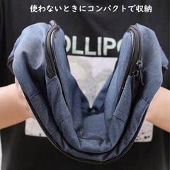 トラベルバッグ オフィス収納 キャリーオンバッグ 収納バック グレー 2層の画像