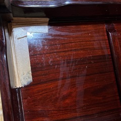 難あり花台 花瓶台 彫刻入り 床の間の画像