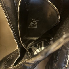 ZARA センタージップ　厚底ブーツ　ブラック　の画像