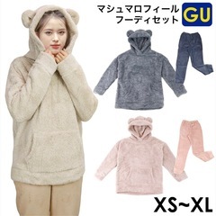 GU   ルームウェア くま 上下セットの画像