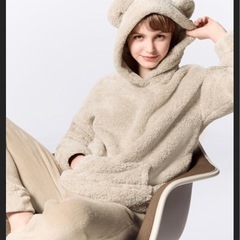 GU   ルームウェア くま 上下セットの画像