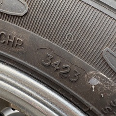 スタッドレスタイヤ　155/65R/14 アルミホイール4本セットの画像