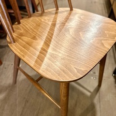 unico KOTONA ハイバックチェア カラー:ウォルナット 椅子 ダイニングチェア 木製 ビーチ ビーチ材 ビーチ突板 kotona 北欧スタイル 北欧 風 曲木 スポーク チェアイス ウニコの画像