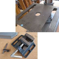 E-Value 卓上ボール盤 DP-375V 穴あけ バイス付き 電動工具 小型ボール盤 札幌市北区屯田の画像